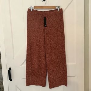 Lulus Comfy Cutie Rusty Rose Chenille Sweater Pants